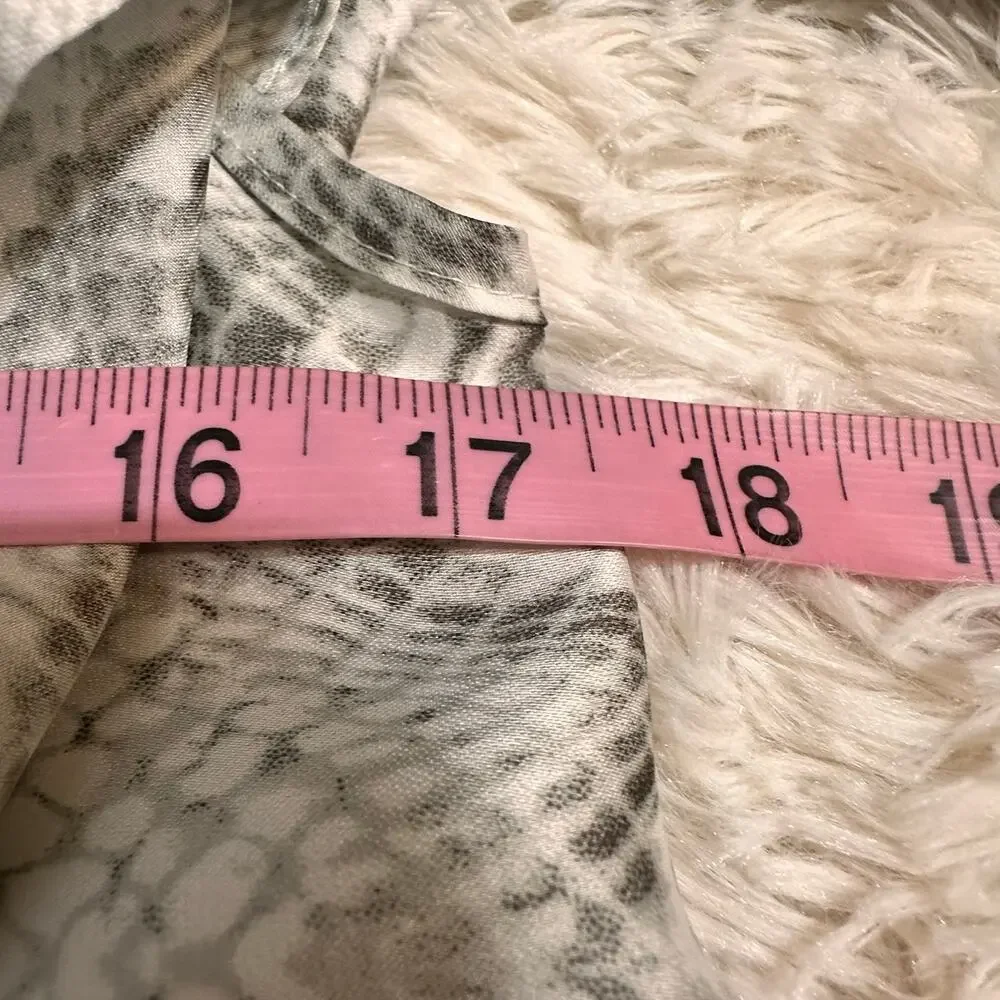 fab'rik Everly one Shoulder Snake Print Maxi Dress Sz S NWT - Picture 8 of 9